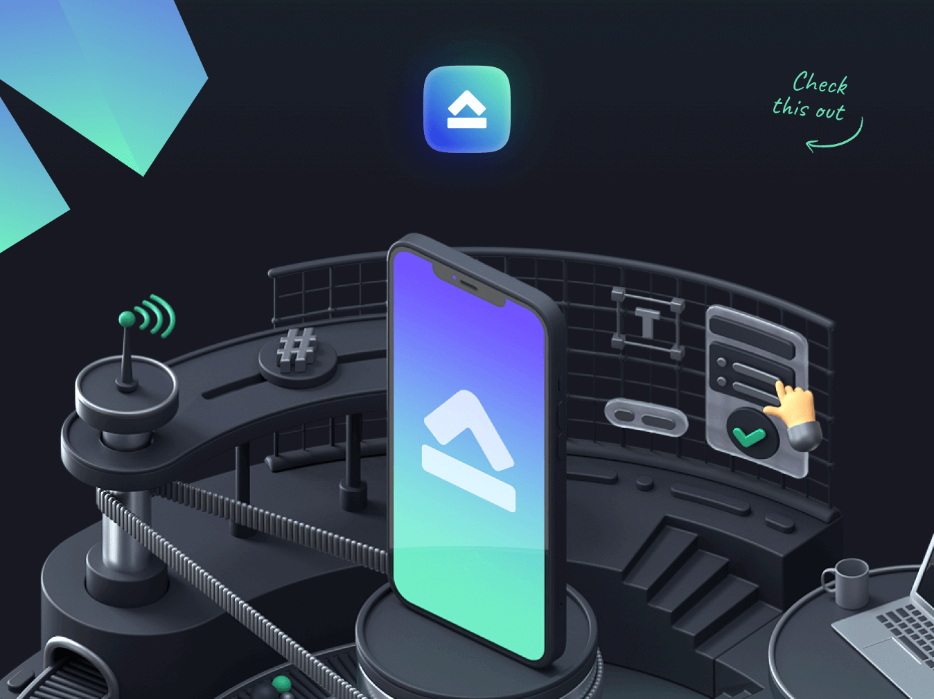 Appsent – branding for the application developers company